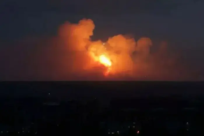 Drones attacking the Rostov region