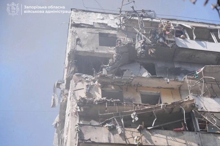 The building was struck, children were harmed