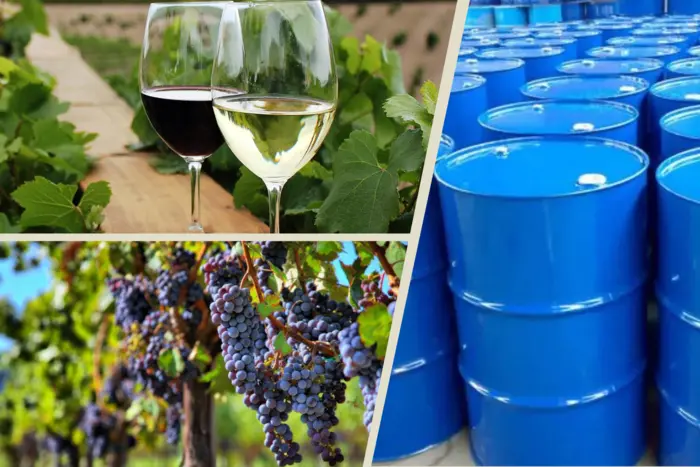Wine with toxic chemicals in Europe