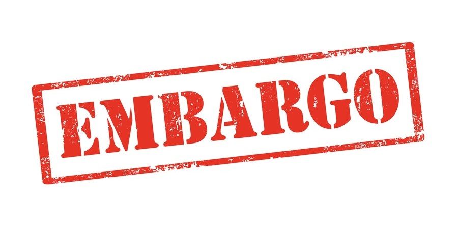 What is an embargo in simple terms