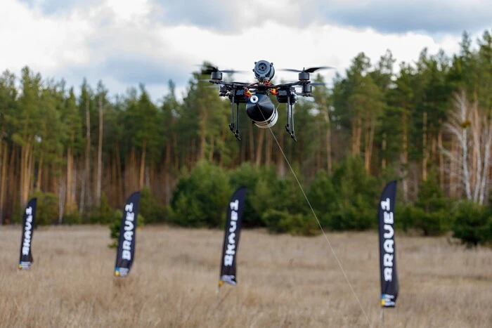 FPV drones on fiber optics