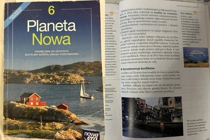 Polish textbook with pro-Russian rhetoric