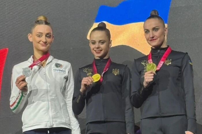 Die Ukraine gewann neun Medaillen beim Grand Prix der rhythmischen Gymnastik