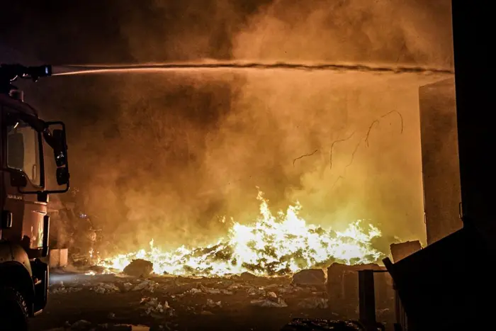 Consequences of the Russian drone attack in Kharkiv