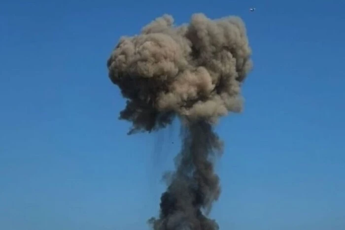 Russian missile strike on Kharkiv