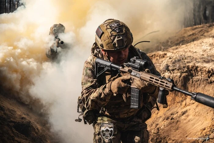 The front line as of April 3, 2025