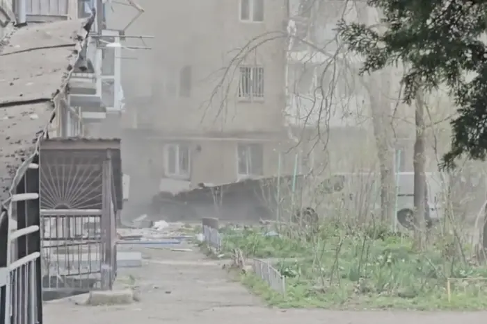 attack of the occupiers in the center of Kherson