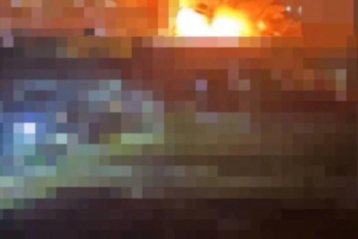 Fire due to Russian drone strikes in Odesa
