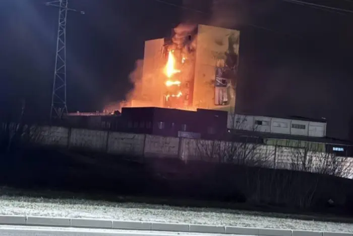 Russian optical fiber plant under drone fire