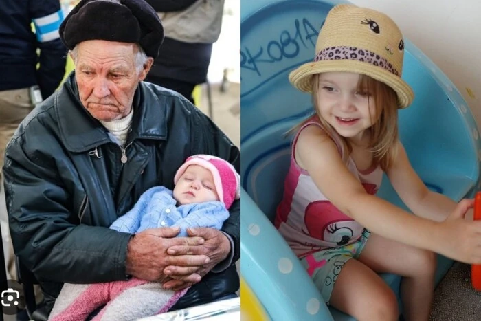 Grandfather and his beloved granddaughter