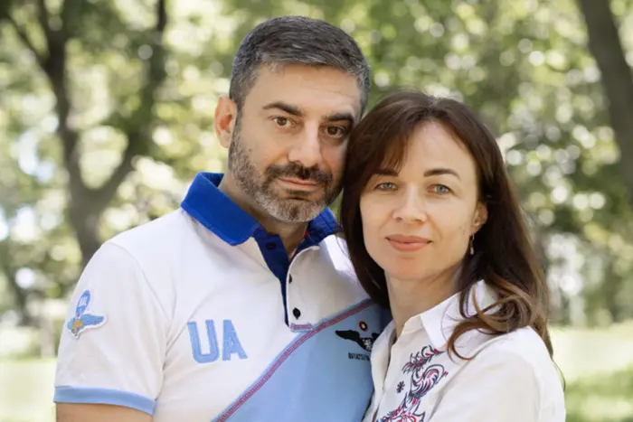 Lyubinetz congratulates his wife on their wedding anniversary