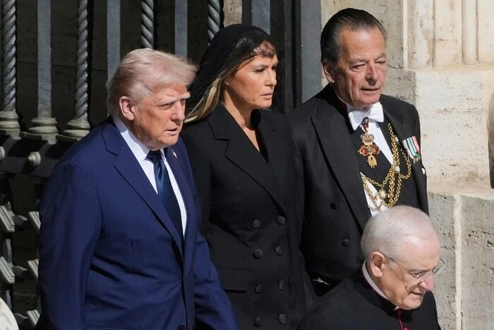 Melania Trump at the Funeral
