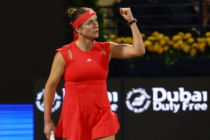Svitolina at the tournament in Madrid