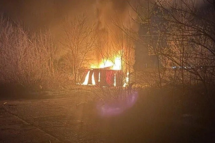 A woman burned alive in her home