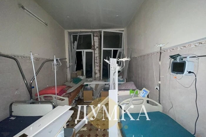 The first footage of destruction in Kharkiv