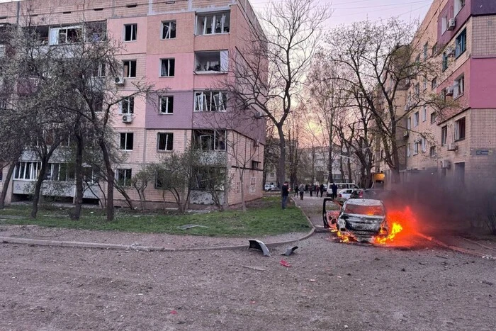 Image of the destruction in Kryvyi Rih