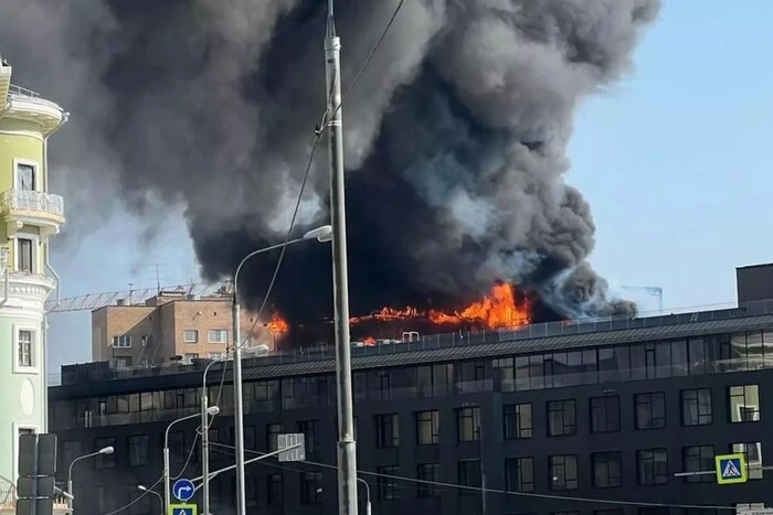 Вогонь в елітному житловому комплексі