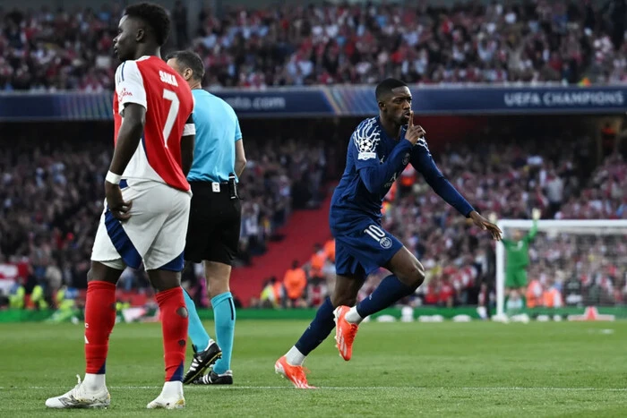 PSG defeated Zinchenko's Arsenal