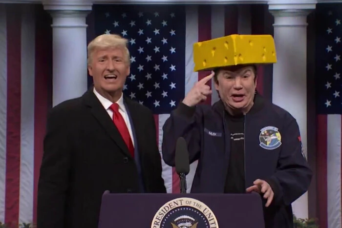 Depressive States, self-vandalizing cars, show, Trump, Musk