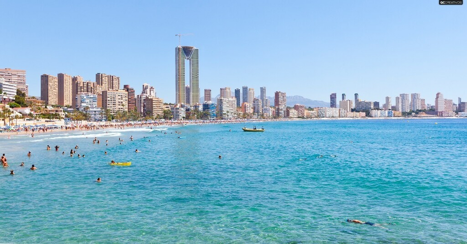 The best and most beautiful beaches of Benidorm with photos