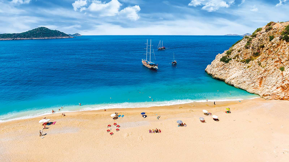 Beautiful beaches of Turkey with photos