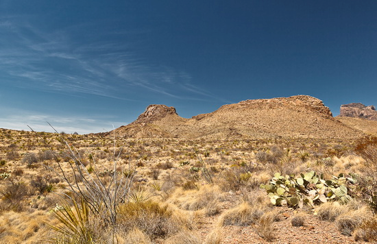 Beautiful landscapes of Texas: mountains and lakes