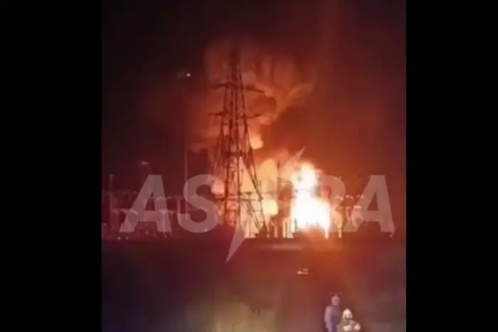 Пожежа на тяговій підстанції в Маріїнську