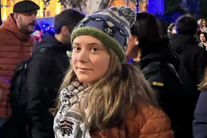 Грета Тунберг та грузинська опозиція (фото)