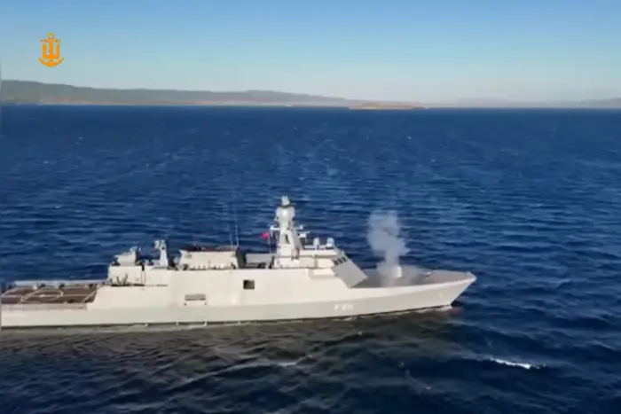Latest corvette 'Ivan Mazepa' in action
