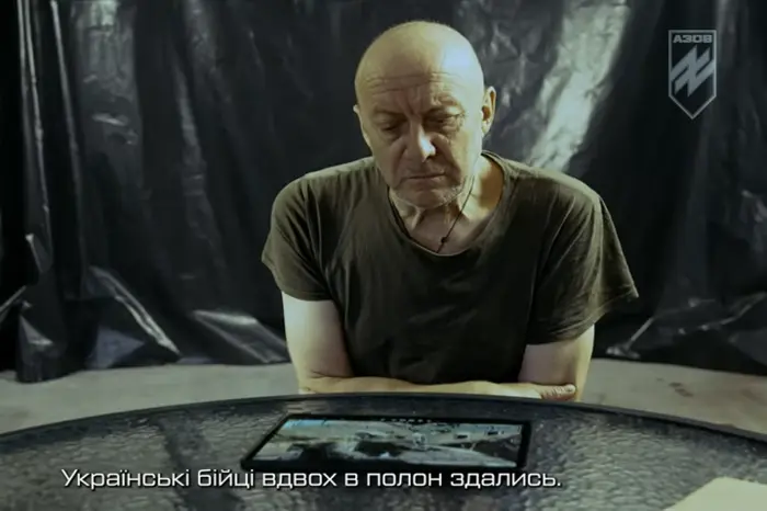 Український полонений реагує на відео