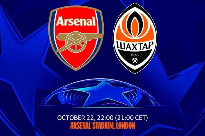 „Arsenal“ - „Schachtar“: wo und wann das Champions-League-Spiel zu sehen ist