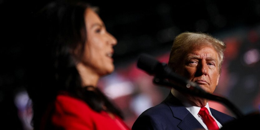 Trump, Gabbard, Kremlin, bio labs, Ukraine