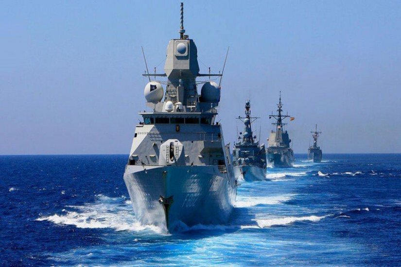 Border guards of the Baltic Sea on duty