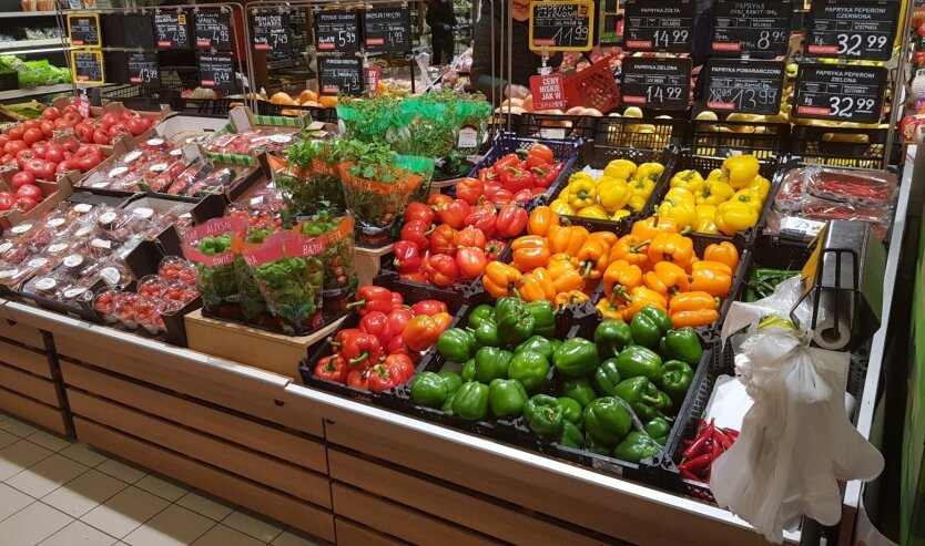 Price of vegetables in the market