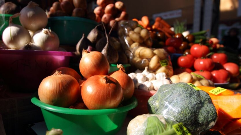 Prices of potatoes, onions, and carrots
