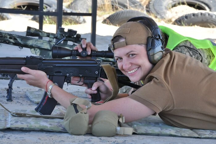Volunteer and military Anastasia Efimova