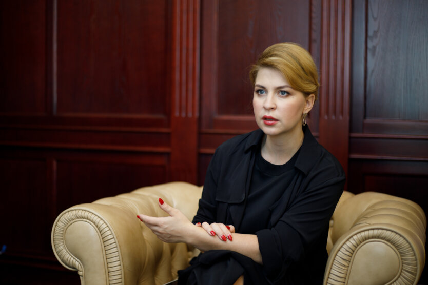 Stefanishina at the press conference