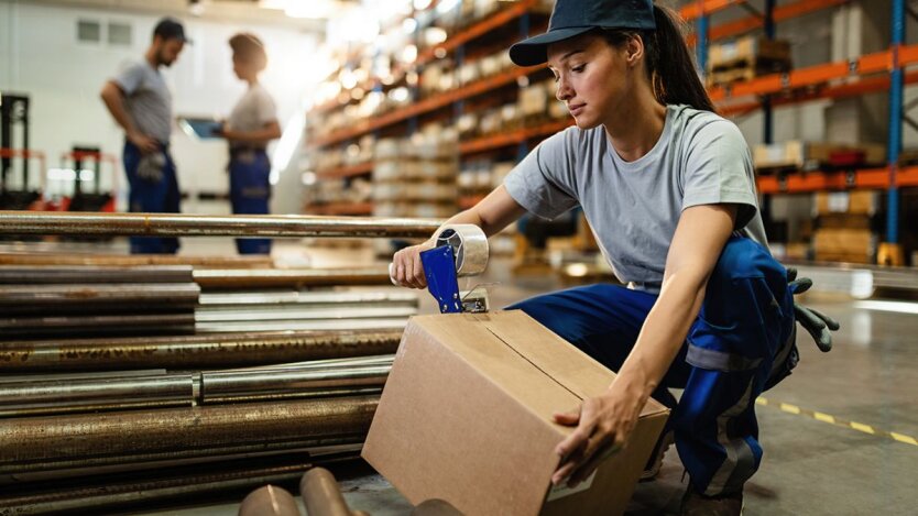 Ukrainian migrants work in Poland