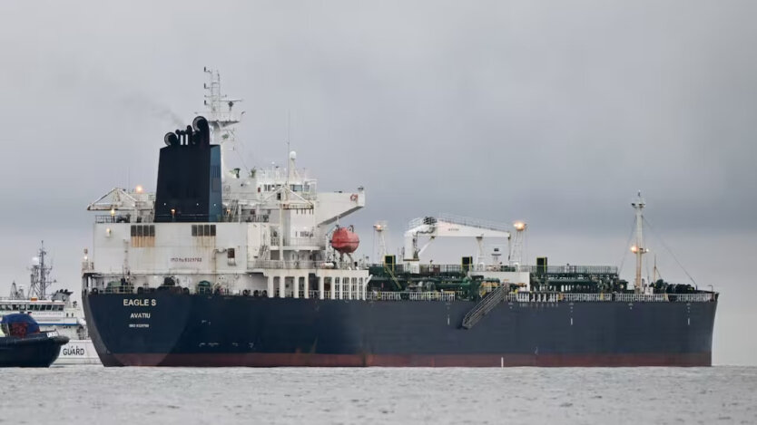 View of several photographs of Russian tankers