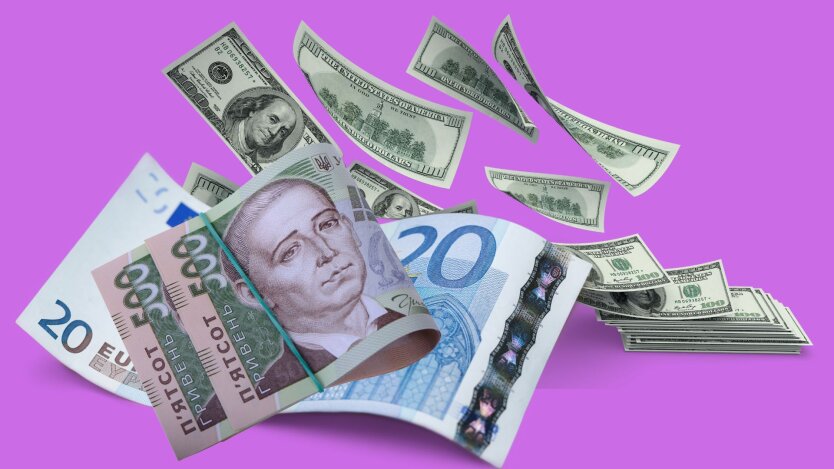 Chart of Euro and Dollar Growth