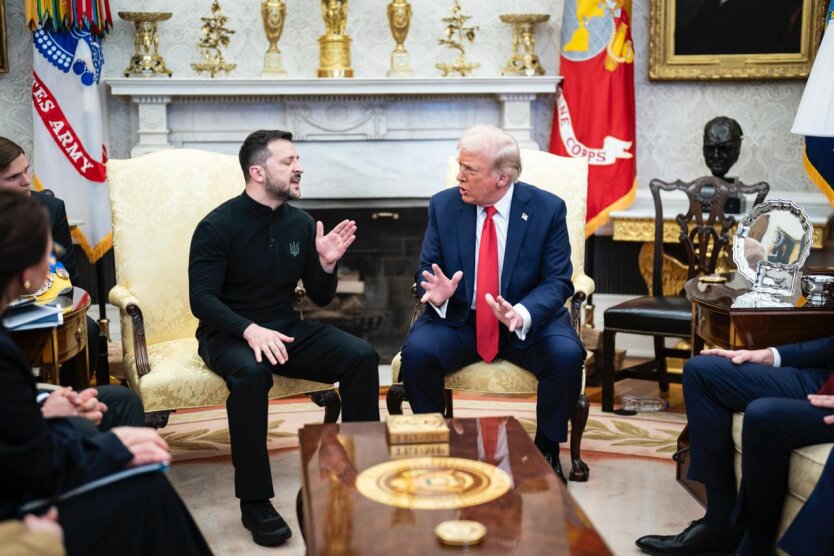Donald Trump and Volodymyr Zelensky