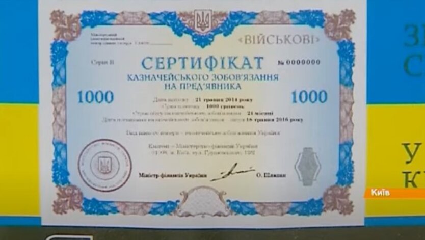 Ministry of Finance bond issuance of 100 billion UAH