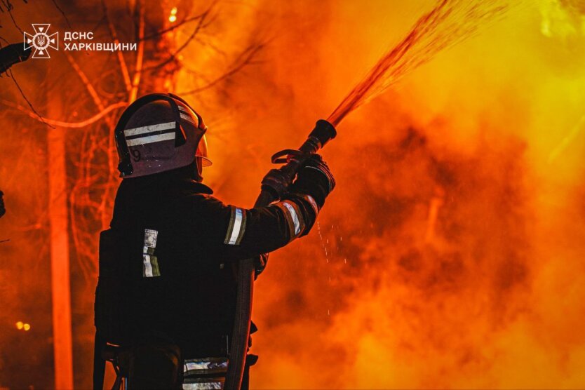 Consequences of drone attacks in Kharkiv