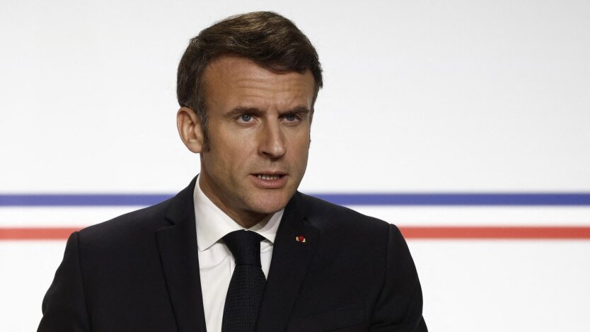 Macron reacts to Russia's strikes