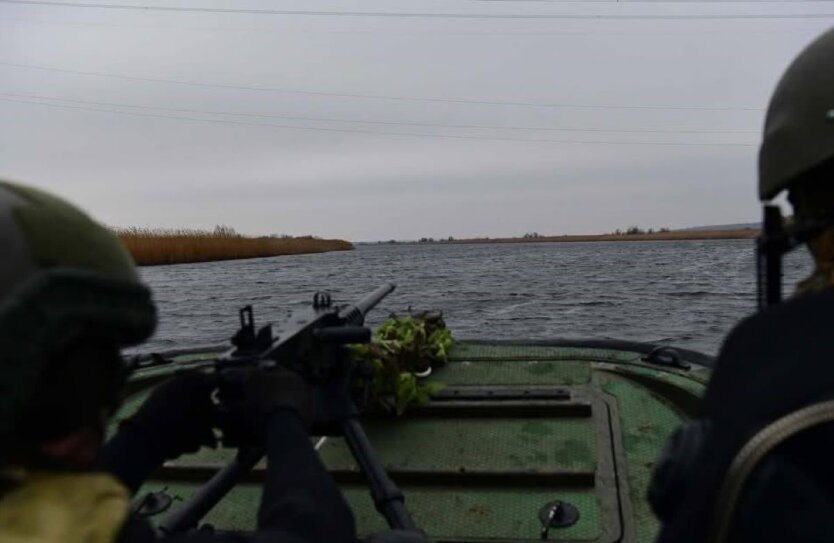 The enemy's attempt to take over the islands in the Dnipro water area