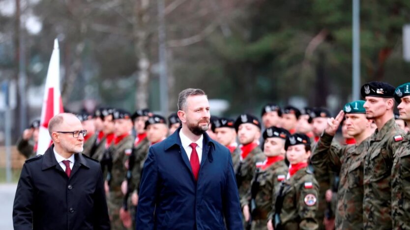 Image of the military contingent in Latvia