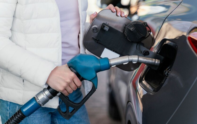 A graphical image showing updated prices at gas stations