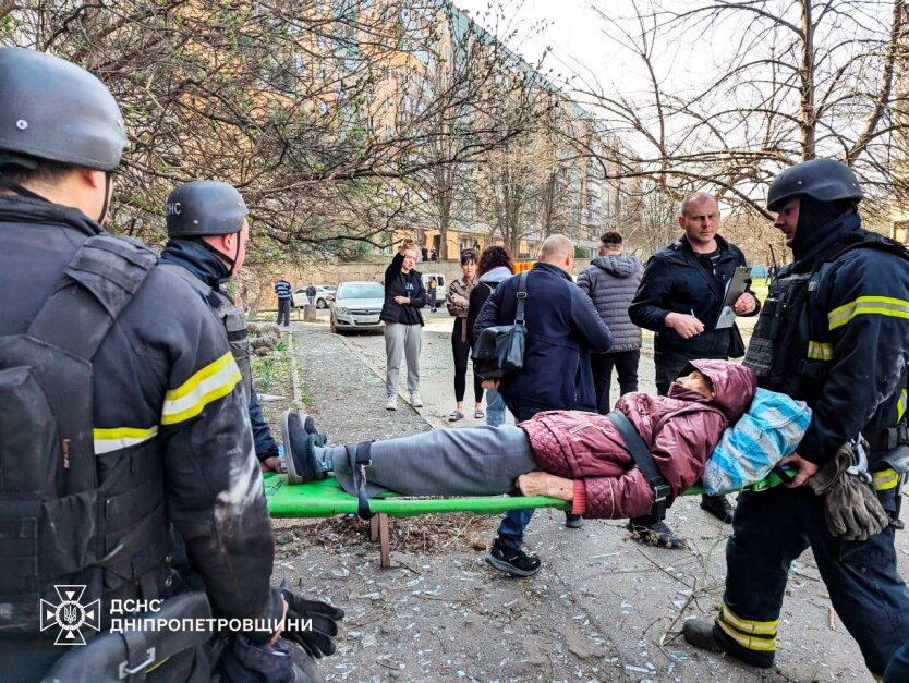 Руйнування російського бомбардування в Кривому Розі