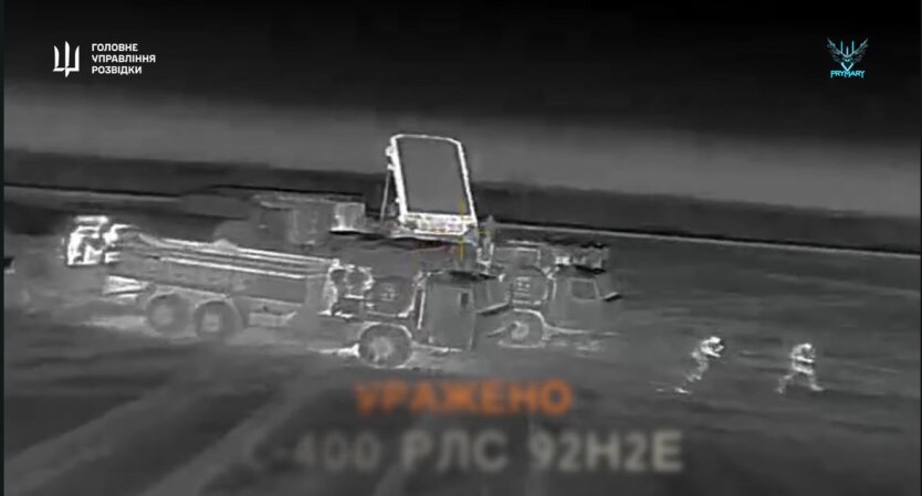 ГУР поразил 5 компонентов российской ПВО С-400 в оккупированном Крыму: видео