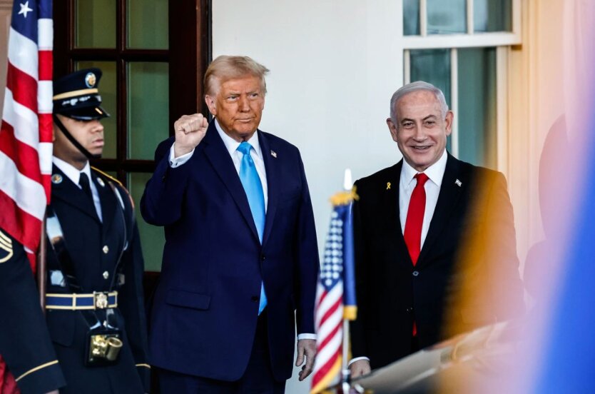 Trump's tweet condemning bombings and announcing negotiations with Iran